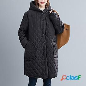 Womens Parka Spring Summer Street Going out Outdoor Long