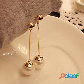 Womens Pearl Drop Earrings Dangle Earrings Ladies Pearl
