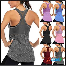 Womens Sleeveless Running Tank Top Singlet Top Racerback