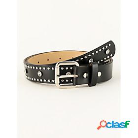 Womens Waist Belt Black Party Street Dailywear Holiday Belt