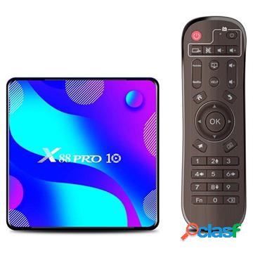 X88 Pro 10 Smart Android 11 TV Box con Telecomando -