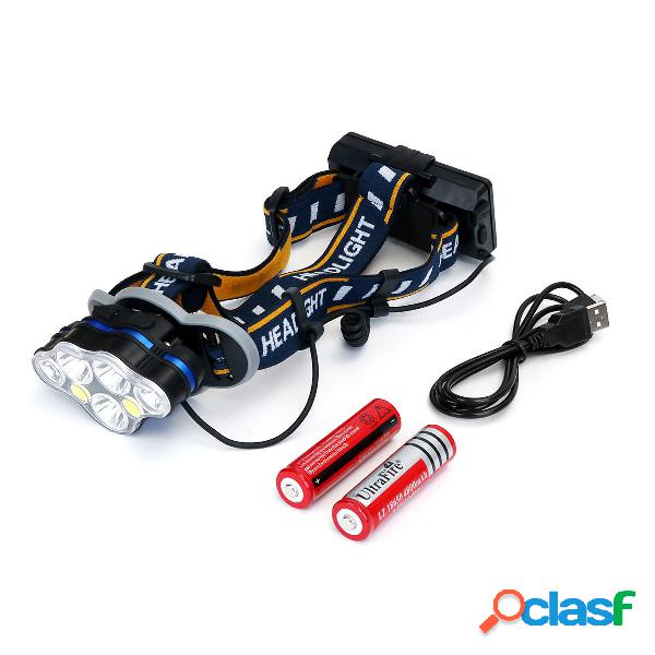 XANES 2606-7 1900LM 3 * T6 + 2 * XPE + 2 * COB 8 modalità