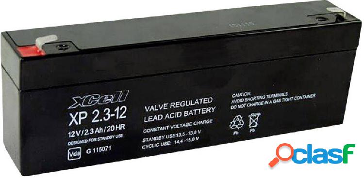 XCell XP2.112 XCEXP2.312 Batteria al piombo 12 V 2.3 Ah