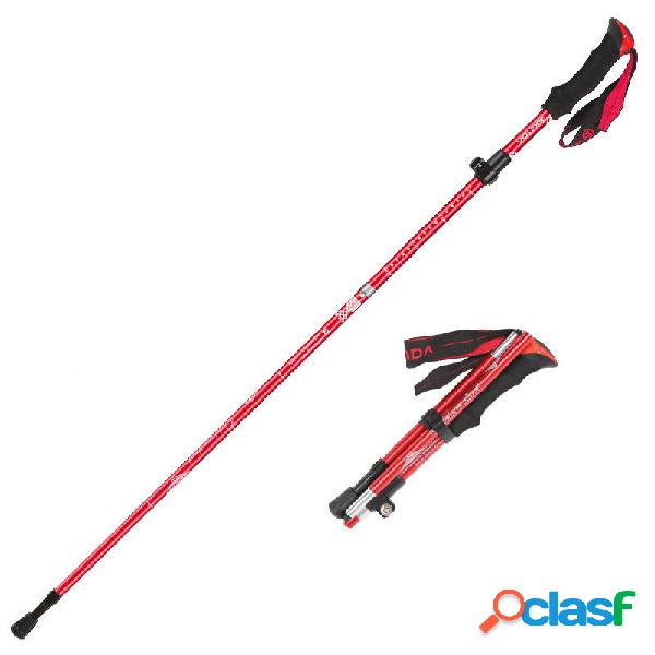 XINDA 115 / 135cm 5 sezioni palo da trekking in lega di
