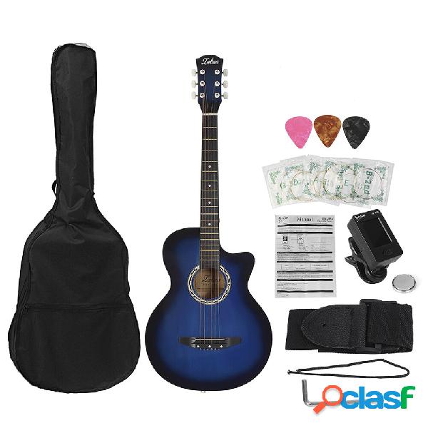 Zebra 38 Pollici Kit chitarra classica con 6 corde Gig bag