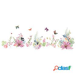 adesivi murali decorativi fiori romantici - adesivi murali