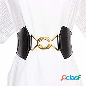 alaix womens stretchy wide belt for dresses jumpsuit coat