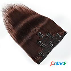 clip nelle estensioni dei capelli 120g 8 pz/set estensioni