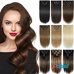 clip remy nelle estensioni dei capelli capelli umani 100g 7