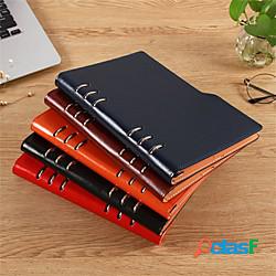 notebook con righe a5 5,8 × 8,3 pollici retrò estetica pu