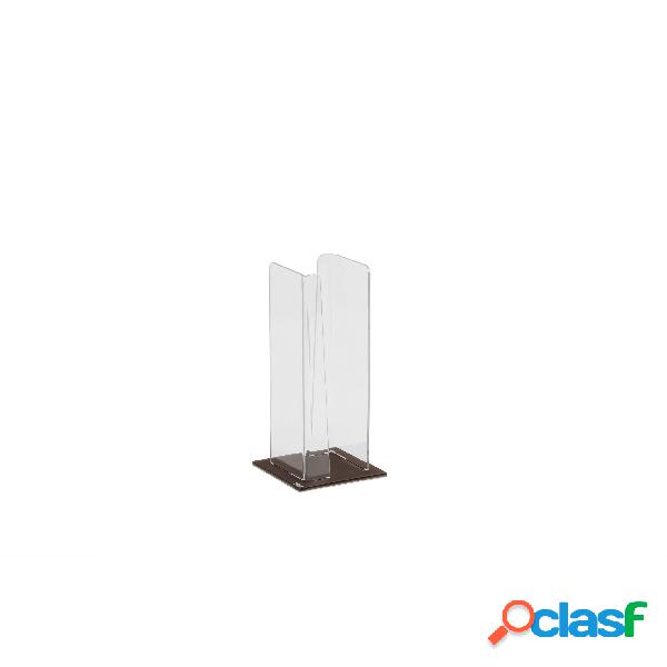 portabicchieri like water satin brown white, dimensioni