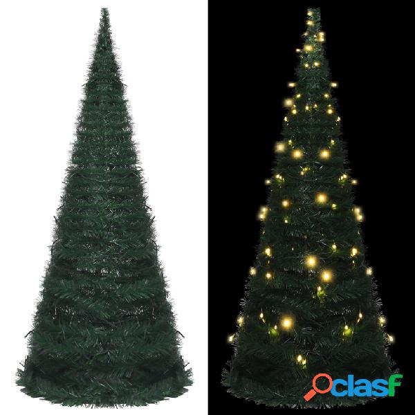 vidaXL Albero di Natale Artificiale Pop-up Stringa a LED