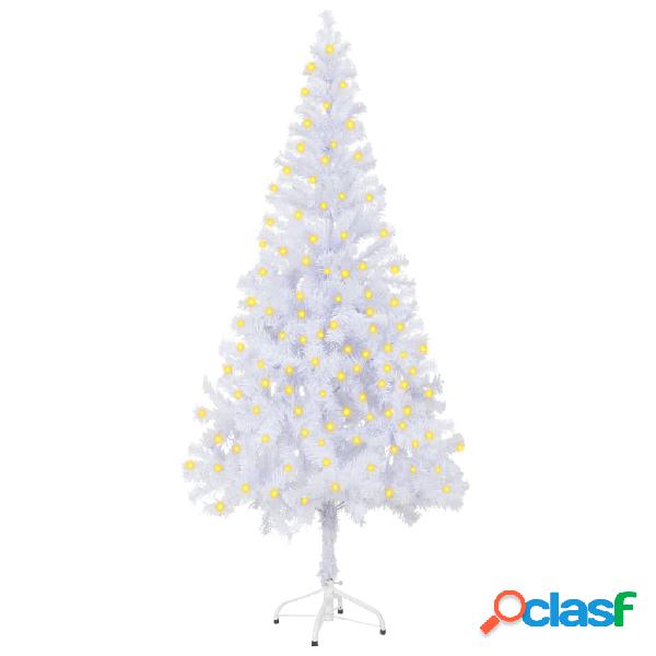 vidaXL Albero di Natale Artificiale con LED e Supporto 180