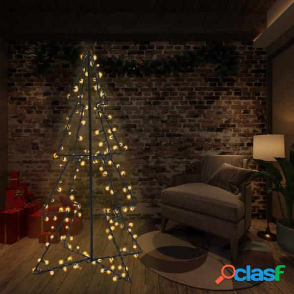 vidaXL Albero di Natale a Cono 240 LED per Interni Esterni