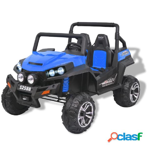 vidaXL Automobile Elettrica Cavalcabile 2 Persone XXL Blu e