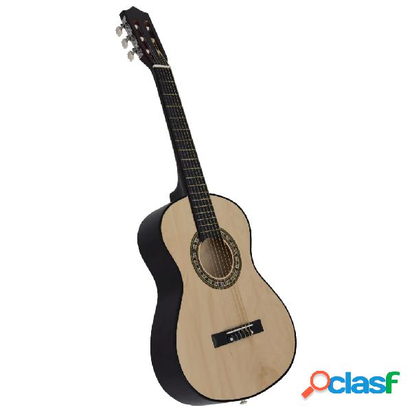 vidaXL Chitarra Classica per Principianti e Bambini 1/2 34"