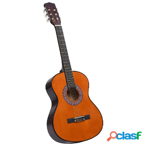 vidaXL Chitarra Classica per Principianti e Bambini 3/4 36"