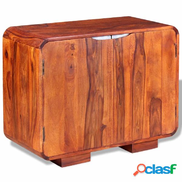 vidaXL Credenza in Legno Massello di Sheesham 75x35x60 cm
