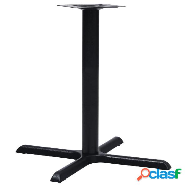 vidaXL Gamba per Tavolino da Bar Nero 76x76x72 cm in Ghisa