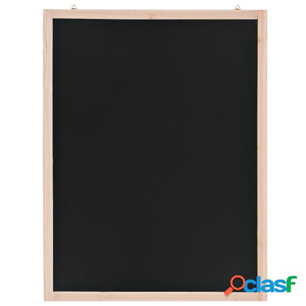 vidaXL Lavagna a Parete in Legno di Cedro 60x80 cm