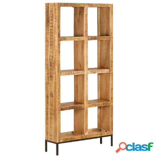 vidaXL Libreria 80x25x175 cm in Legno Massello di Mango
