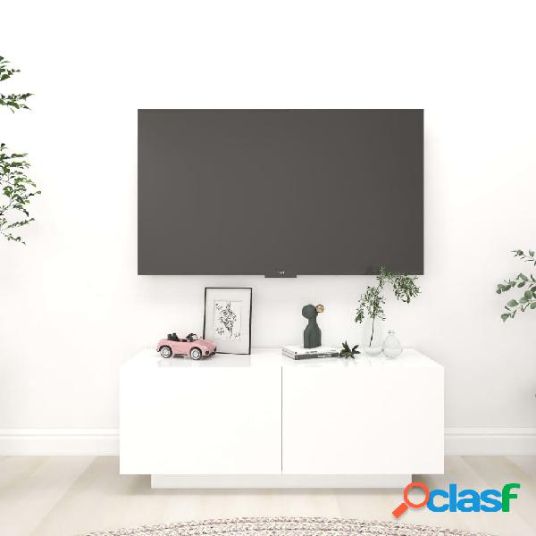 vidaXL Mobile TV Bianco 100x35x40 cm in Truciolato