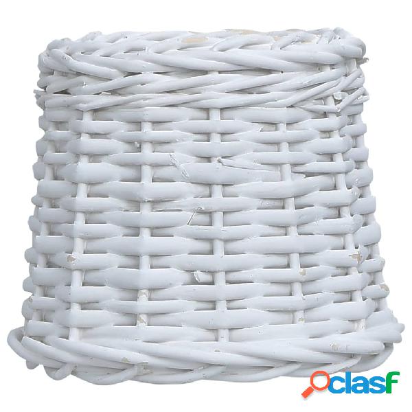 vidaXL Paralume in Vimini 20x15 cm Bianco