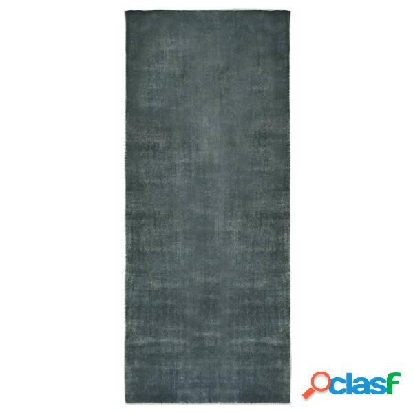 vidaXL Tappeto Lungo Stampato Lavabile Grigio 60x200 cm in