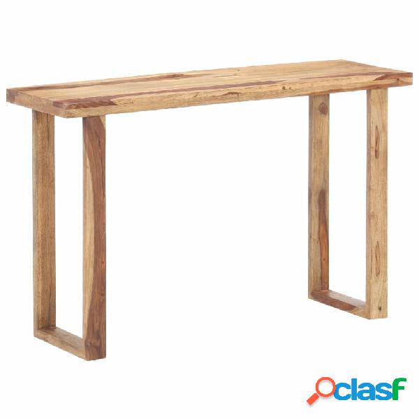 vidaXL Tavolo Consolle 118x40x76 cm in Legno Massello di