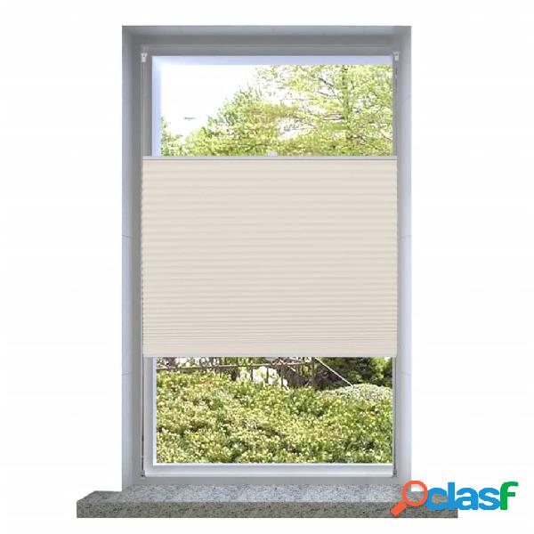 vidaXL Tenda Plissettata 40x200 cm Crema