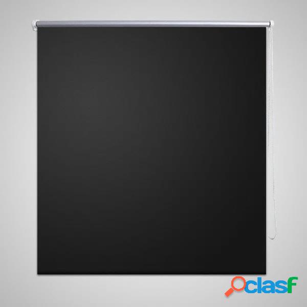 vidaXL Tenda a rullo oscurante buio totale 80 x 175 cm Nera