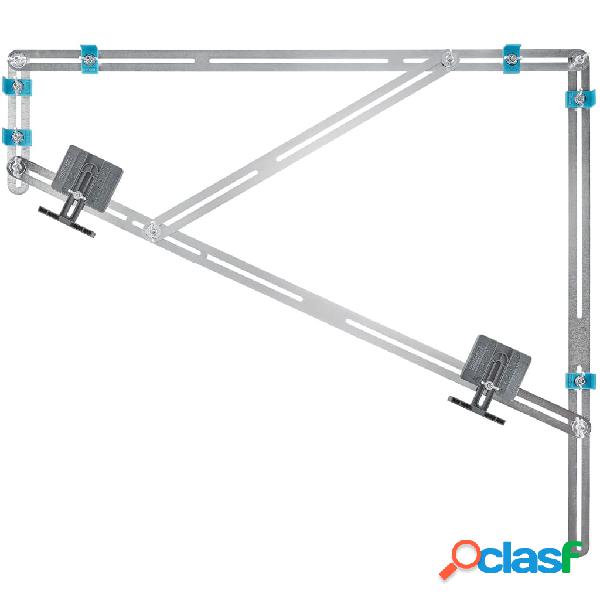 wolfcraft Calibro Pieghevole per Riparazione Scale