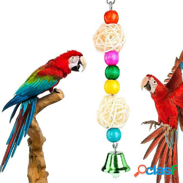 10 pezzi di giocattoli per gabbie per uccelli per pappagalli