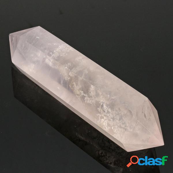 100% naturale Rosa pietra di quarzo cristallo rosa punto