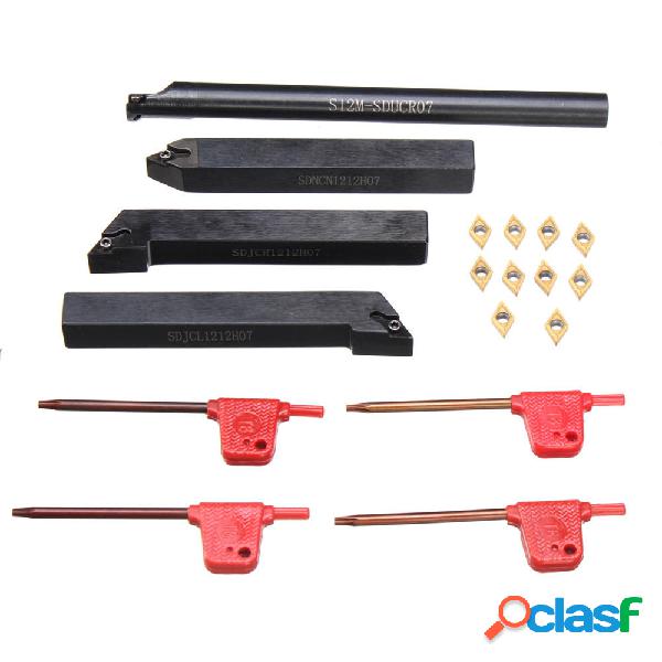 14pcs 12mm Tornio Boring Bar Tornitura portautensili con