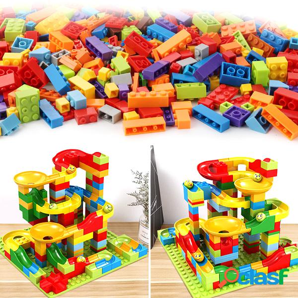 165PCS Blocks Set Giocattoli fai-da-te in pazzo corsa in