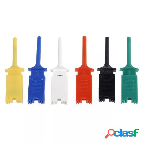 18Pcs DANIU 6 colori Small Test Gancio Clip Grabber Single