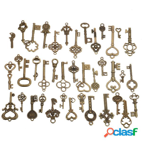 40Pcs Antique Vtg Old Look Ornate Skeleton Keys Lotto