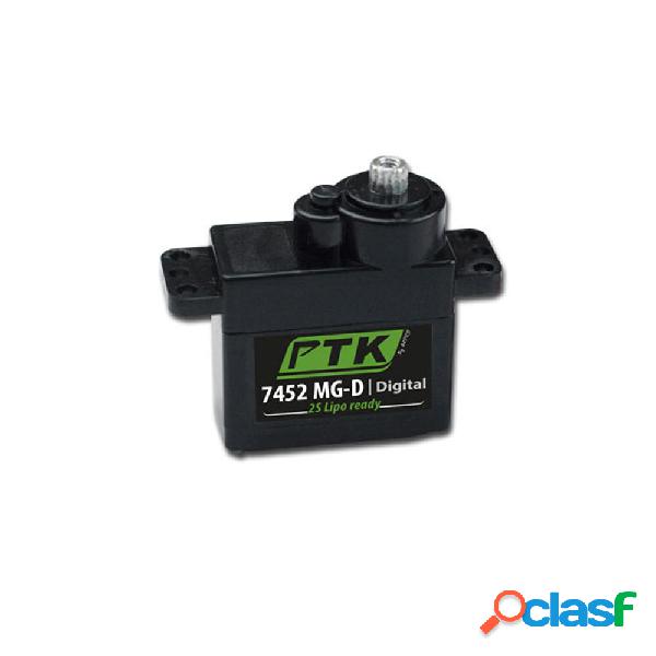 6 pezzi PTK 7452 MG-D 9g Digital Servo Metal Gear per