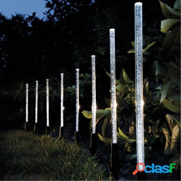 8 PCS solare Luci di alimentazione Bubble White luce a led