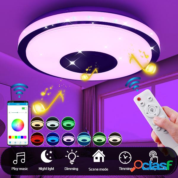 AC220V / 110-240V 38cm LED RGB Musica Lampada da soffitto
