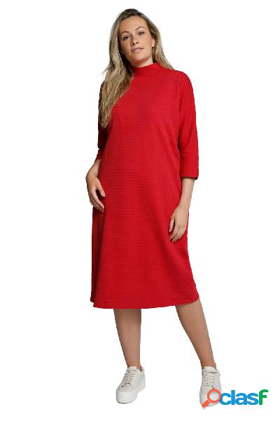 Abito di felpa in cotone biologico con lavorazione Jacquard,