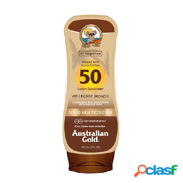 Australian Gold Lotion Sunscreen BRONZER SPF50 237 ml