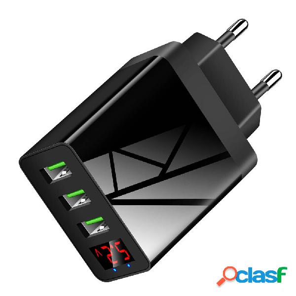 Bakeey 3.1A Tre porte LED Display Adattatore per