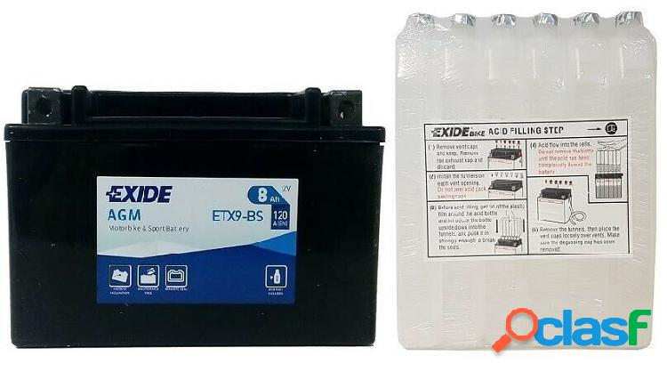 Batteria Moto Exide 8ah 12v 120A