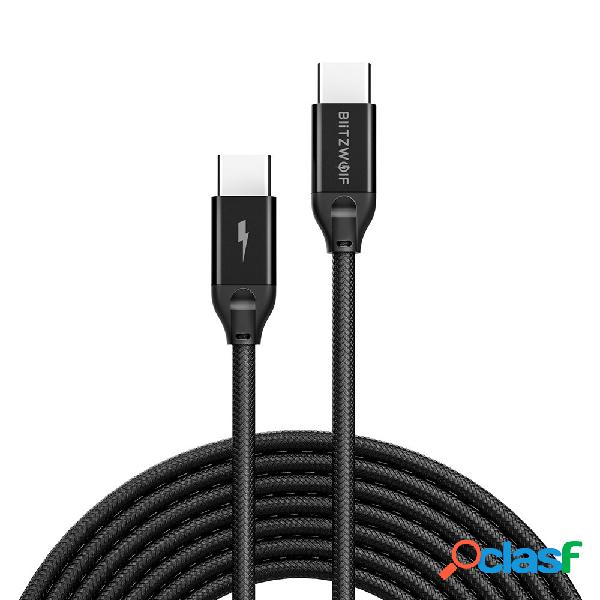 BlitzWolf® BW-HDC3 USB3.1 Gen2 Type-C Cavo 1M 10 Gbps USB-C