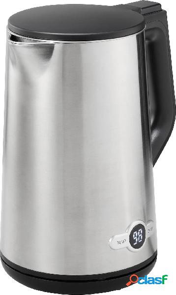 Bollitore con cavo, con display acciaio inox