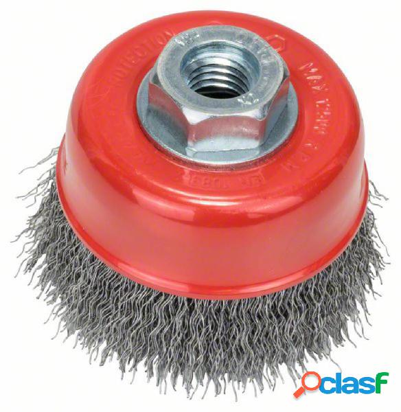 Bosch Accessories Spazzola a tazza - filo ondulato - 100 mm,