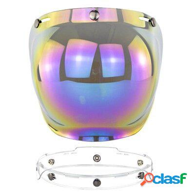 Casco CYCYLEGEAR Bubble Shield lente per mezza retro casco