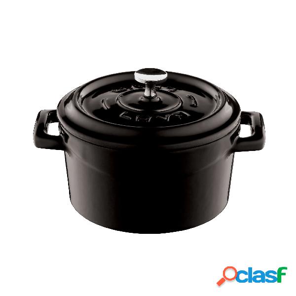 Casseruola Diam 12 Col Nero Ghisa, peso 1,7 kg